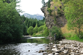 Stream fishing Stream fishing