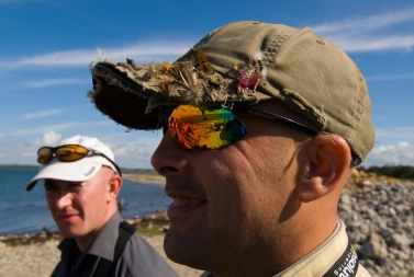 Nice glasses! Nice cap! Nice glasses! Nice cap!
