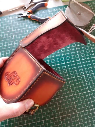 One side of the lid done One side of the lid done