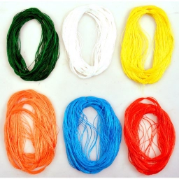 Colored yarn will work Colored yarn will work