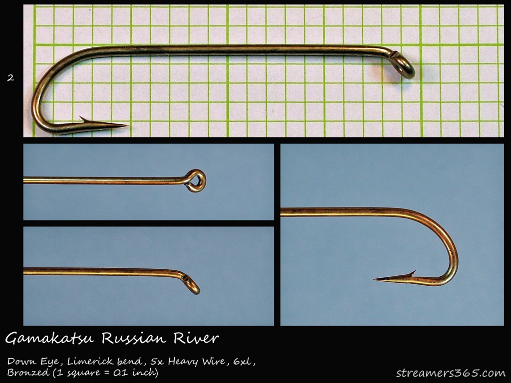 Gamakatsu Russian River Hook Profile