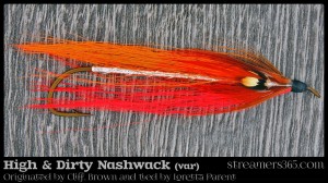 High and Dirty Nashwaak Streamer Variant - Loretta Parent