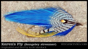 Karen's Fly - Rangeley Streamer by Scott Murdock