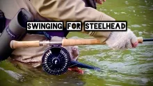 Video thumb for Fly Fishing for Steelhead With A Small Pontoon Boat