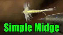 Video thumb for Simple Midge Dry Fly