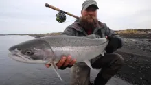 Video thumb for Alaska's In your face Media Aleutian Steelhead fly fishing Expedition 2014