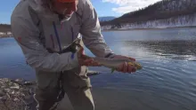 Video thumb for Early fly fishing in Saxnäs with Conductfly