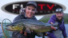 Video thumb for Brown Trout Fly Fishing with Big Streamers