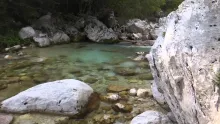 Video thumb for Fly Fishing Slovenia series 5 - Emerald river Tenkara