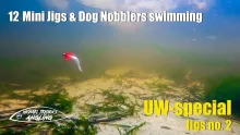 Video thumb for A Dozen Mini jigs and Dog Nobblers - under water special