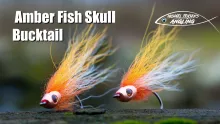 Video thumb for Amber Fish Skull Bucktail