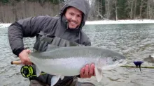 Video thumb for BC Skeena Steelhead Fly Fishing 2012 