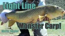 Video thumb for Fishing Giant Carp on 5wt