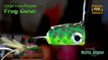 Video thumb for Large Frog Bass Popper