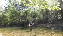 Video thumb for Fall Fly Fishing Wilson Creek North Carolina