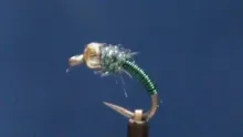 Video thumb for Beginner Fly Tying a Green Brassie Midge with Jim Misiura