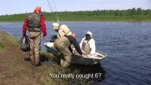 Video thumb for Varzuga salmon fishing