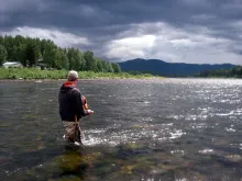 User submitted picture: Frank Oksborg flyfishing
