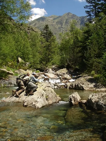 User submitted picture: flyfishing in Pyrenea (Sp...