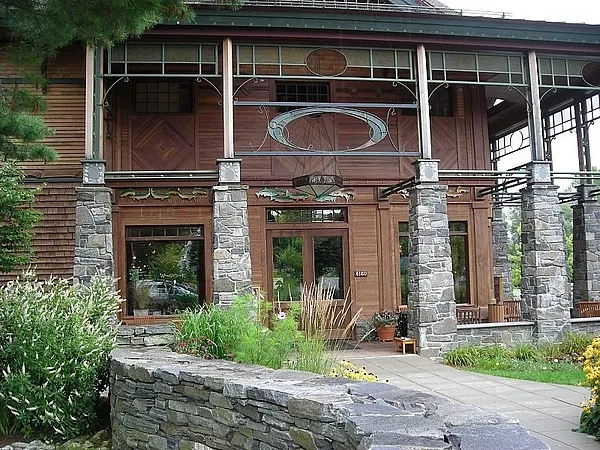 User submitted picture: Front door to the Orvis H...